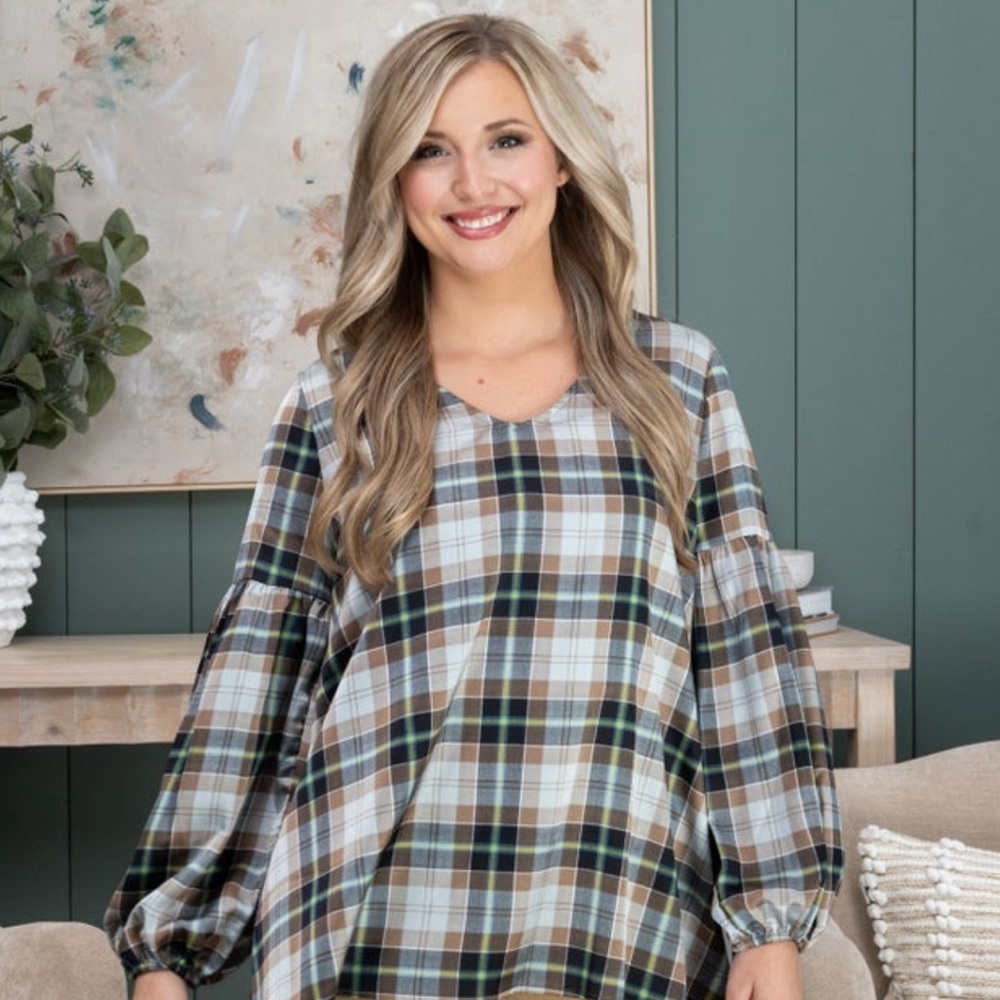 First Love Multicolored Boxy Blouse